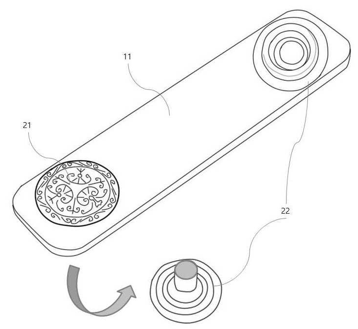 특허 제10-1922979호(똑딱단추를 이용한 다용도 묶음장치, 김민구, 