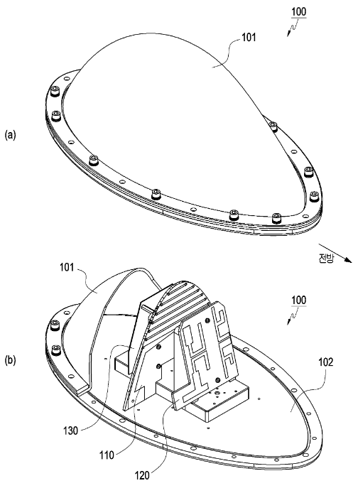 특허 제10-2160300호(열차용 통합안테나장치, (주)토리테크, 