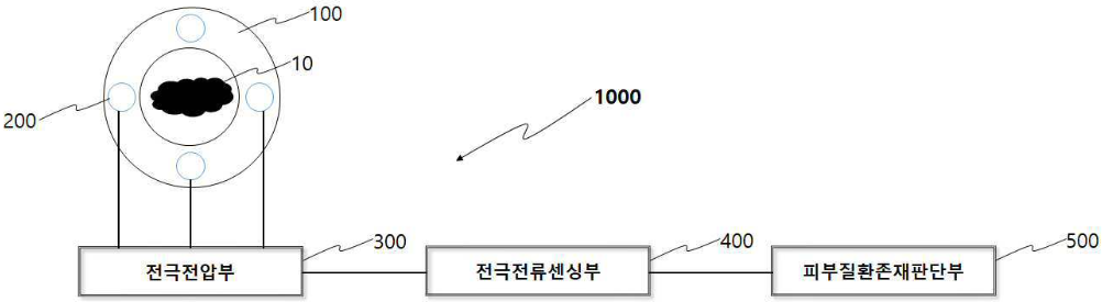 특허 제10-2091828호(임피던스를 이용한 인공지능 기반 피부질환 진단시스템, 이주용, 