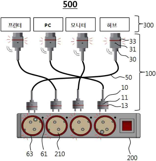 특허 제10-2295205호(식별 기능을 구비한 전원 공급 장치, 황대원, 