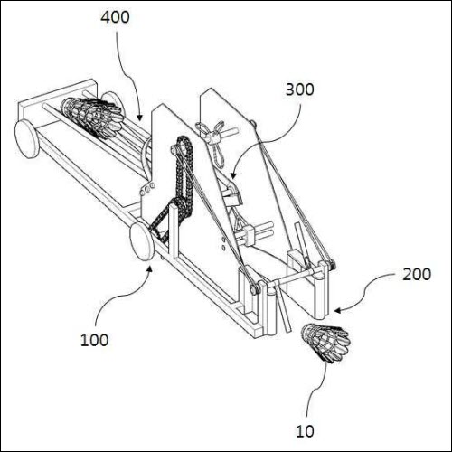 특허 제10-1578678호(배드민턴 셔틀콕 수거 장치, 신우섭)