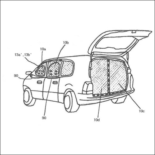 특허 제10-1659445호(차량용 방충망 세트, 정진우, 