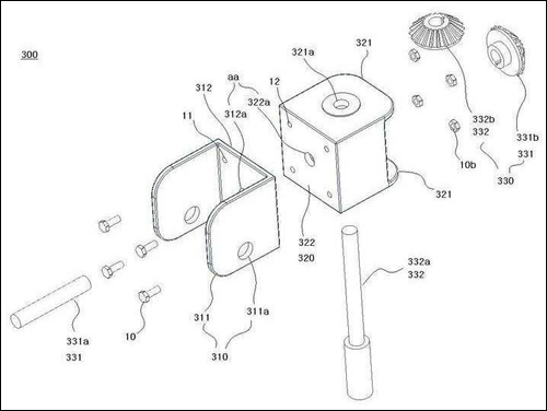 특허 제10-2345049호(전륜구동 자전거의 베벨기어상자, 박경희, 