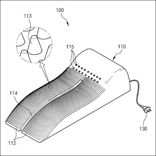 특허 제10-1087656호(각질 제거용 발 마사지 장치, 박용만)